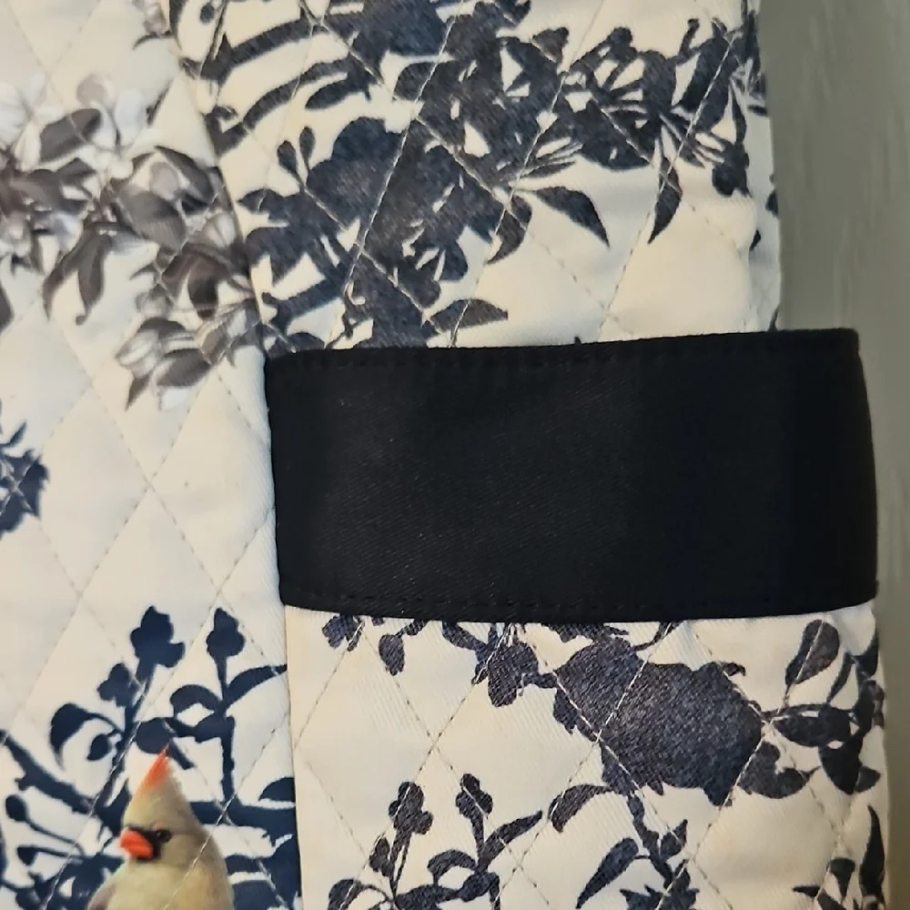 The Bradford Exchange Black and White Bird Print Tote